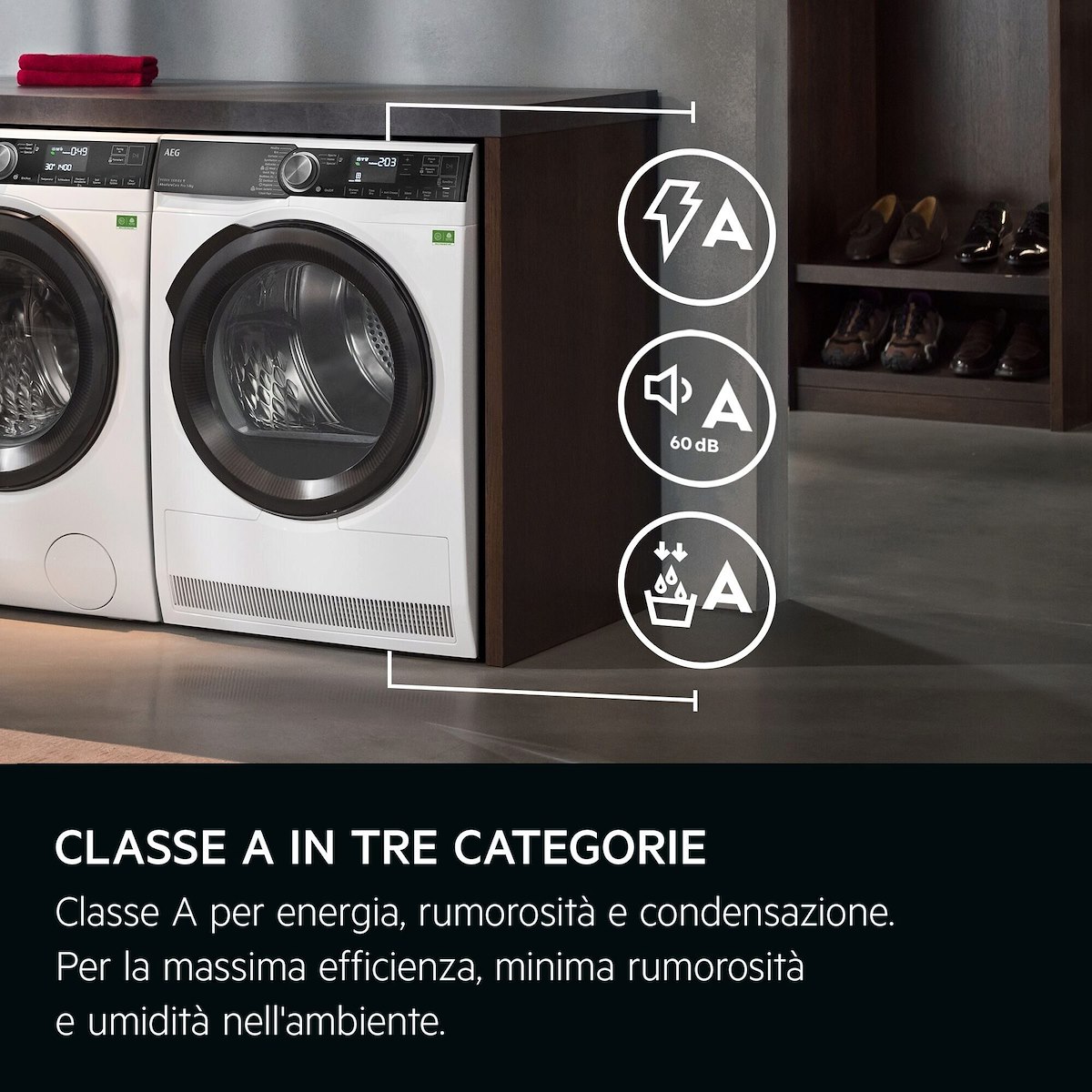 AEG XTR9HBGA9YA Asciugatrice 9kg A Inverter WiFi Pompa Calore - immagine 4