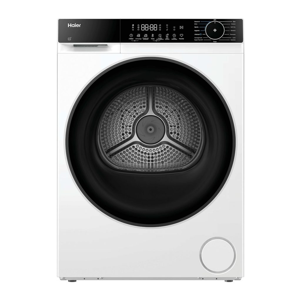 HAIER HD120E357U1IT Asciugatrice 12kg Pompa di Calore Wifi