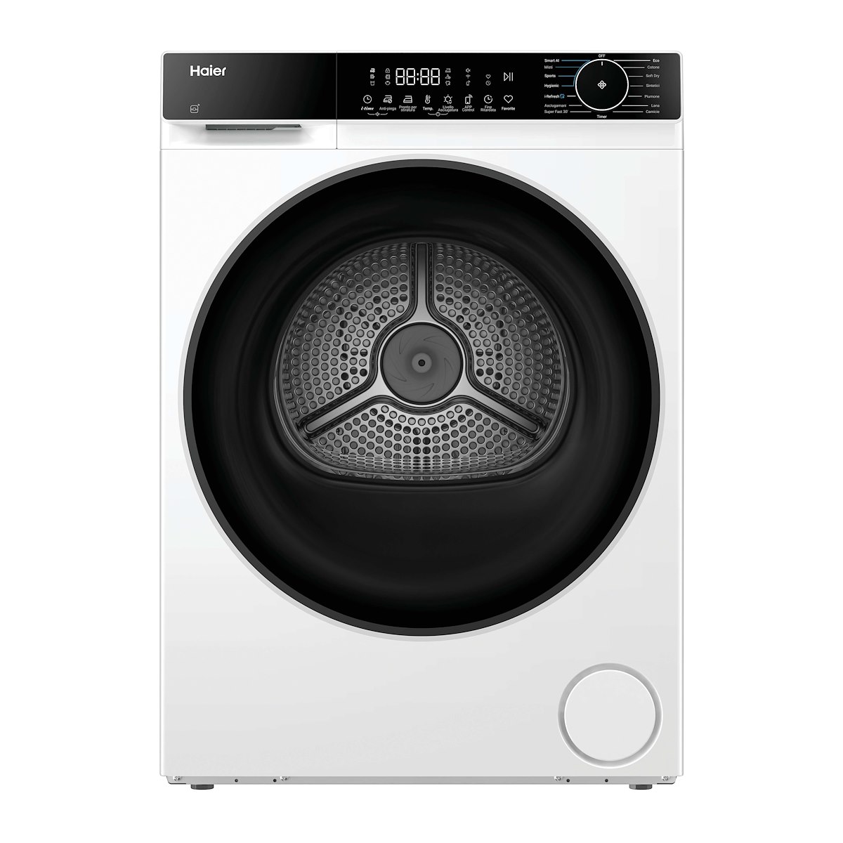 HAIER HD120E357U1IT Asciugatrice 12kg Pompa di Calore Wifi