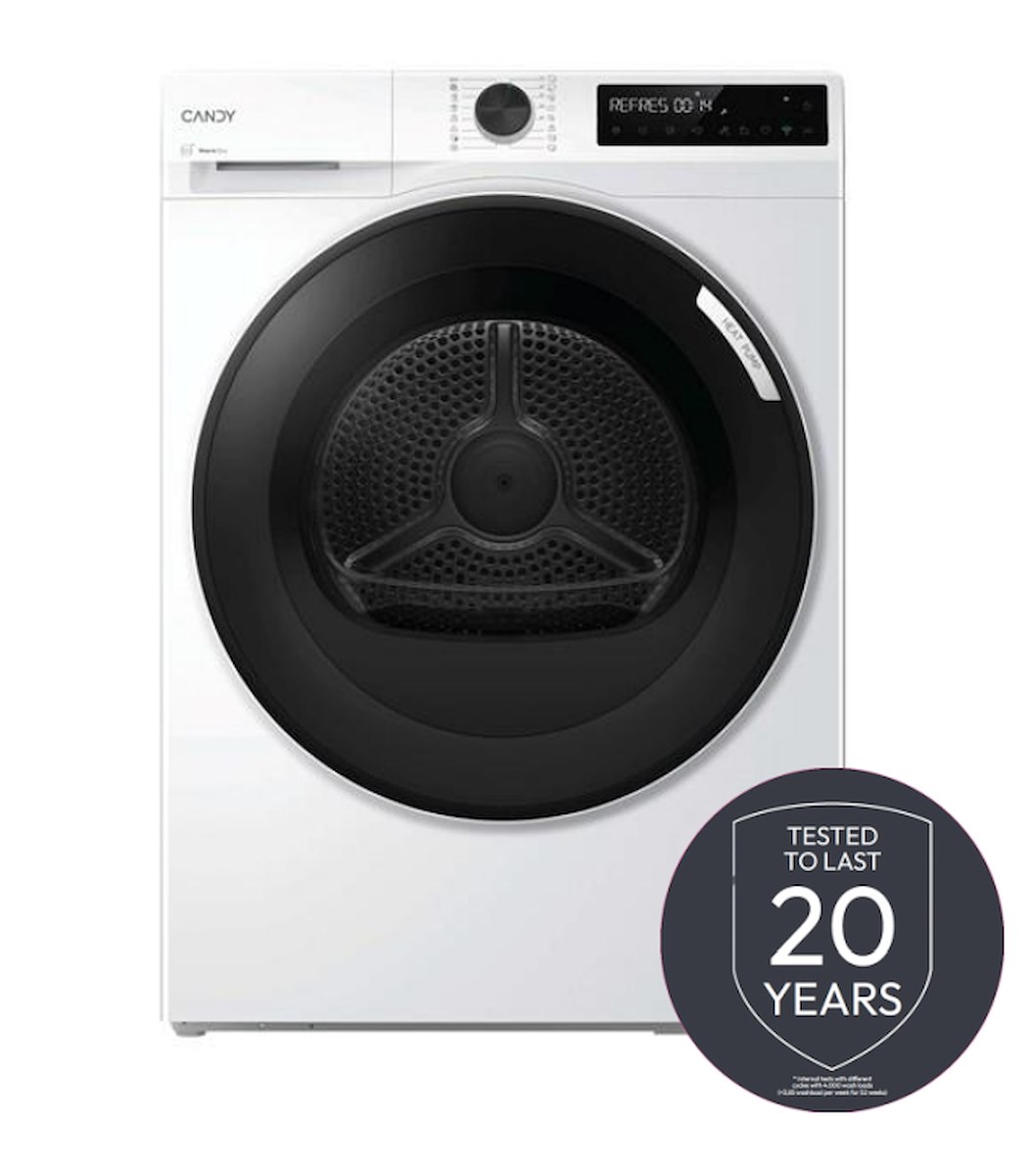 CANDY BR10N2BXS Asciugatrice 10kg, pompa di calore, WiFi, inverter