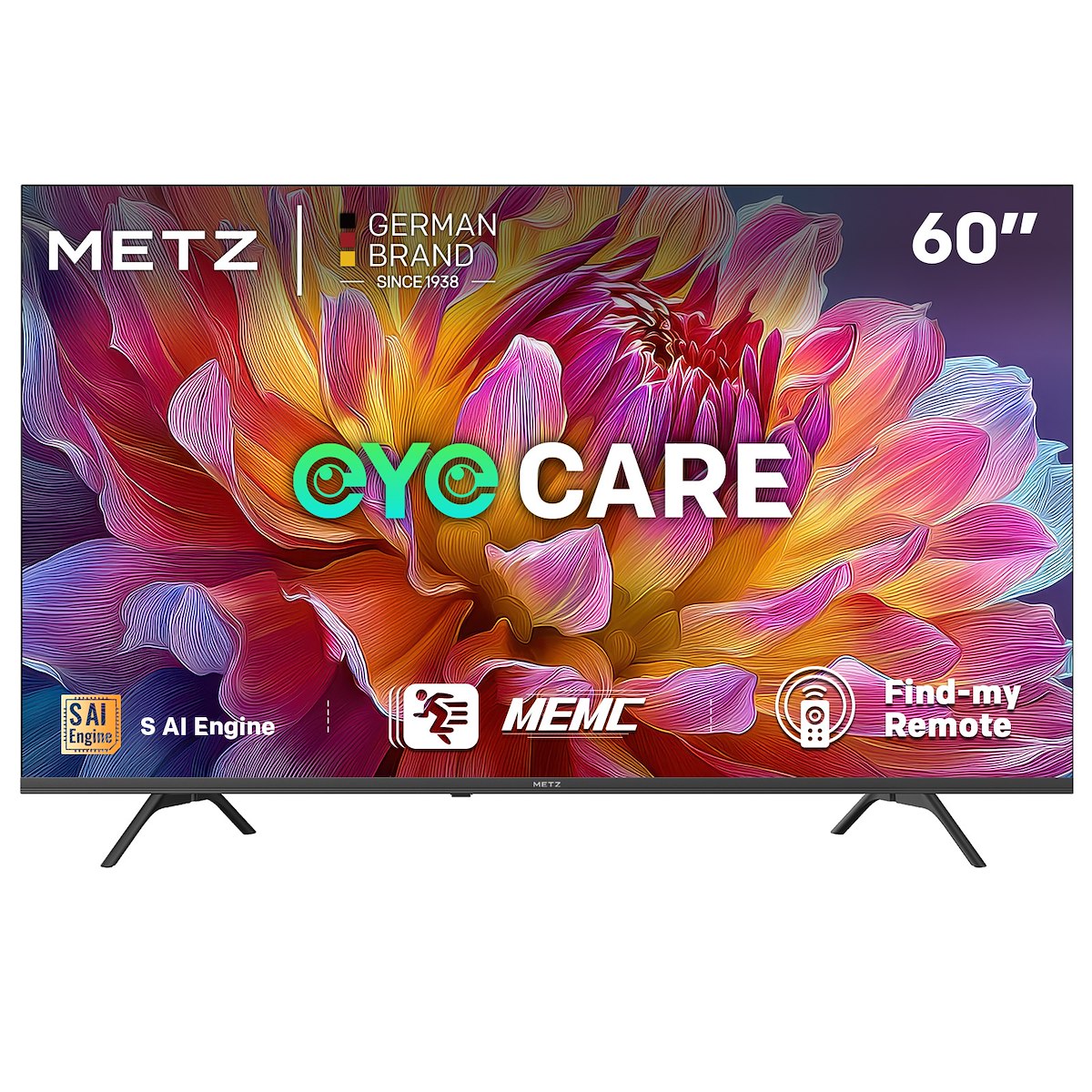 METZ 60MUF7000Z Smart TV LED 60" UHD 4K Google TV
