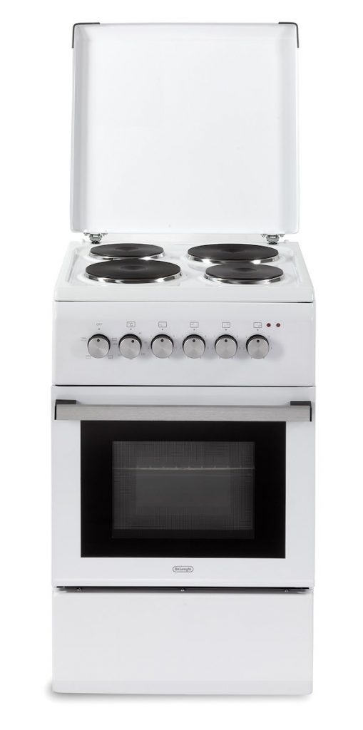 DE LONGHI DL554EWP2 Cucina 50cm 4P-Elettrico Forno-Elettrico Grill Bianco