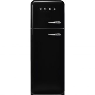 SMEG FAB30LBL6 Frigo 2 porte ventilato 294L anni '50 nero inv. sx