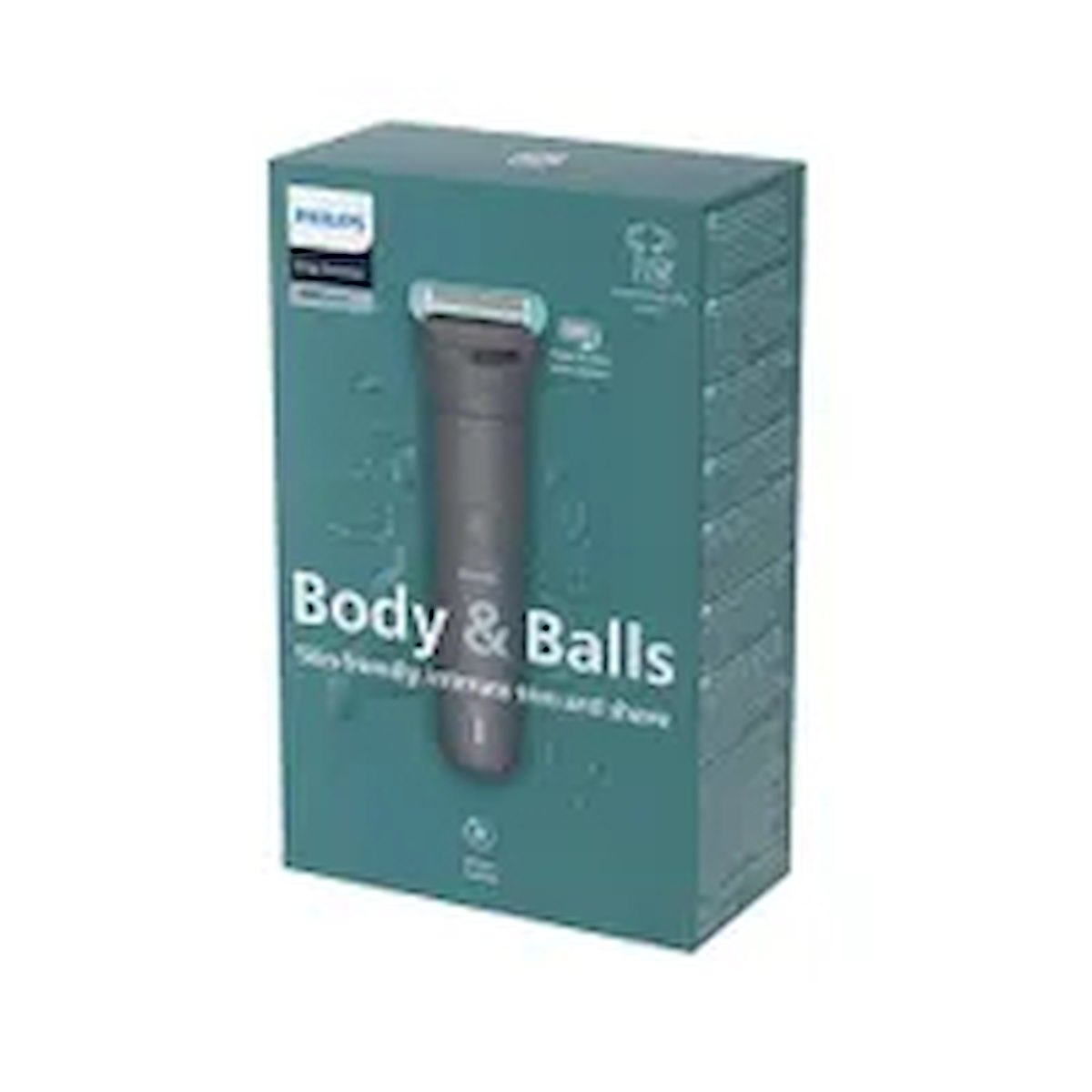 PHILIPS BG3485 Depilatore Ricaricabile USB-A Wet&Dry 80min 2 Pettini Grigio