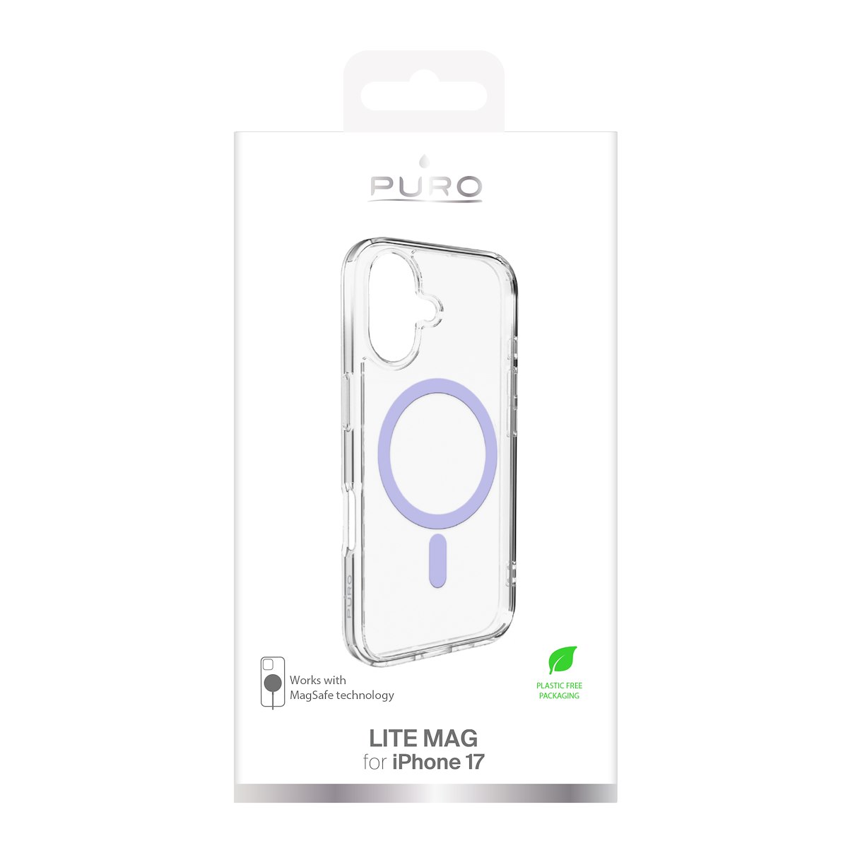 PURO PUIPC1763LITEMPINK Cover Lite Mag Per iPhone 17 Rosa - immagine 3
