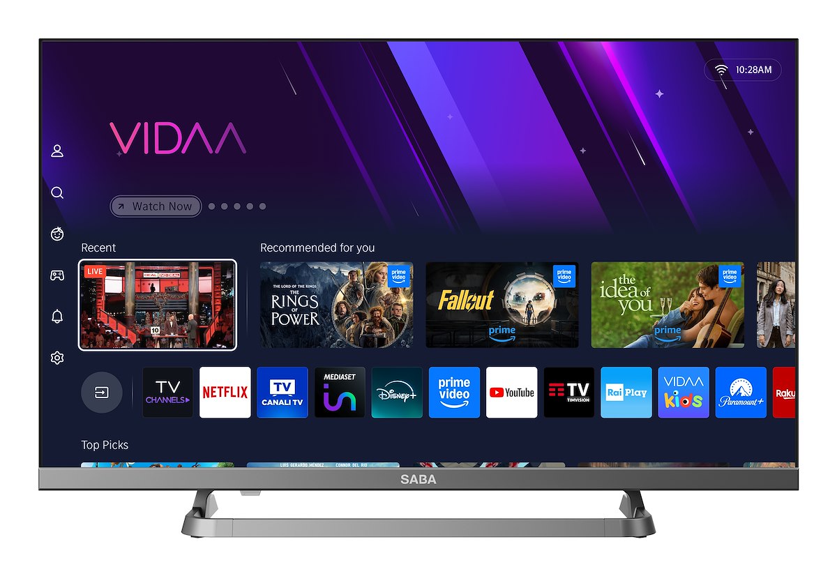 Saba SA24S89VDA Smart TV LED 24 Pollici HD Vidaa TV Tivusat DVBT2 S2 - immagine 2