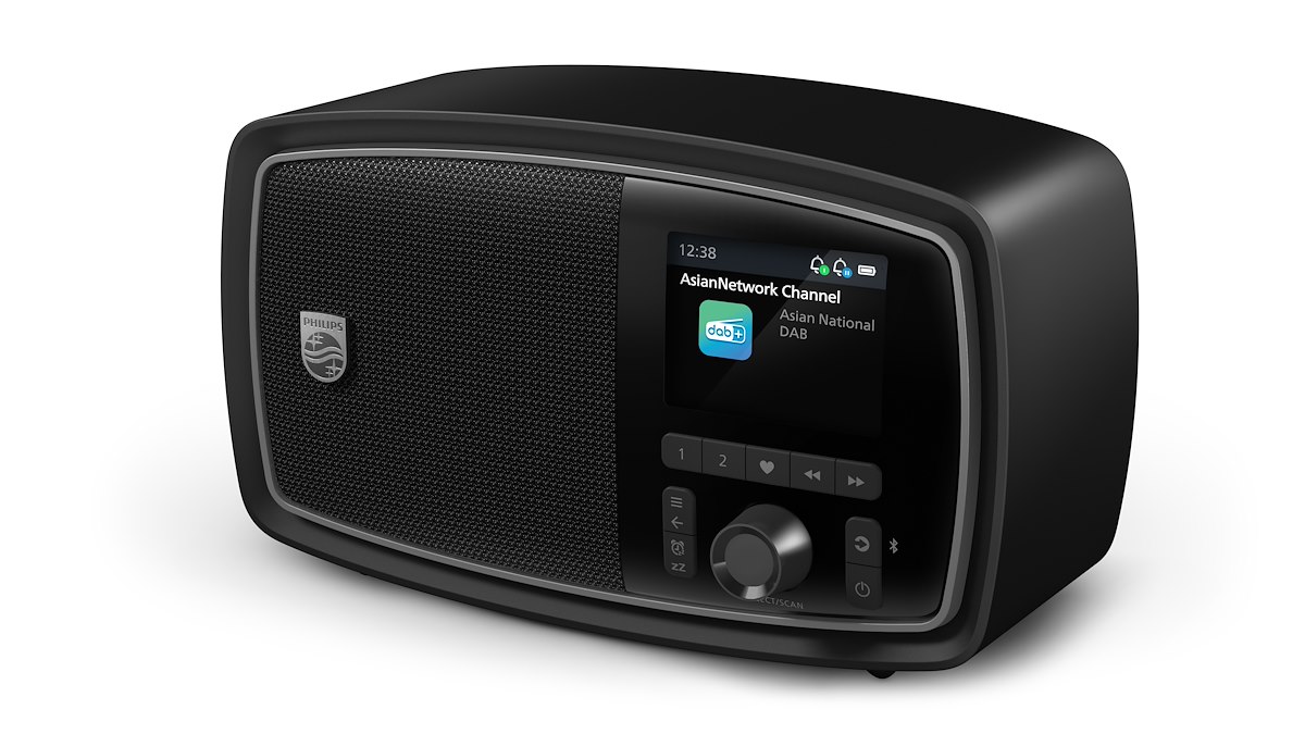 PHILIPS TAV2000DB: Radio Portatile 5W DAB+/FM, Bluetooth, Nera