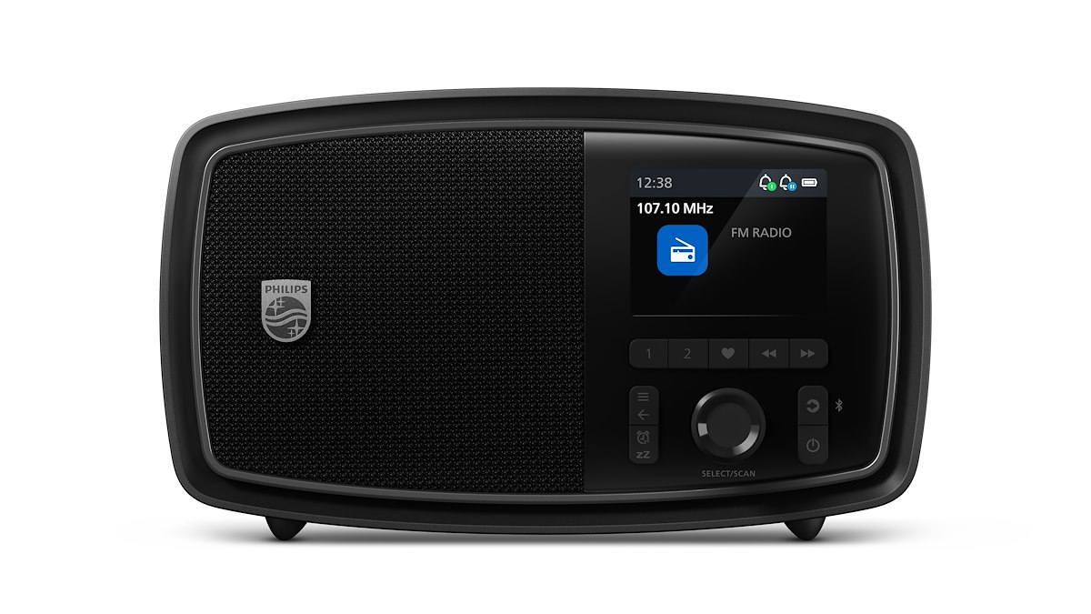 PHILIPS TAV2000DB: Radio Portatile 5W DAB+/FM, Bluetooth, Nera - immagine 2