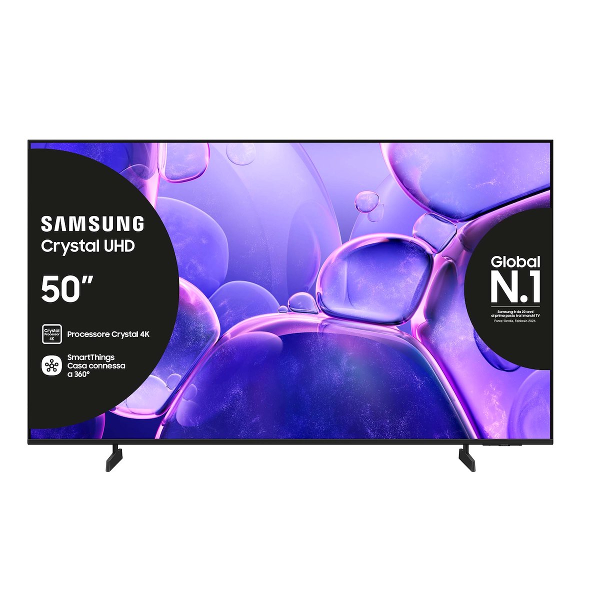 Samsung UE50U8000FUXZT Smart TV 50 Pollici Crystal UHD 4K Tizen TV
