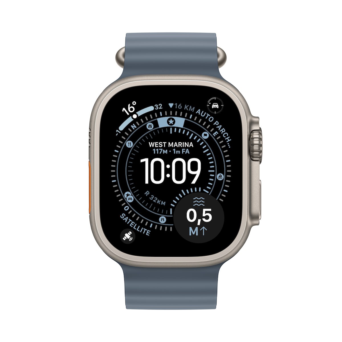 APPLE MEWH4QLA Watch Ultra 3 GPS+Cell 49mm Titanio Blu Oceano - immagine 2