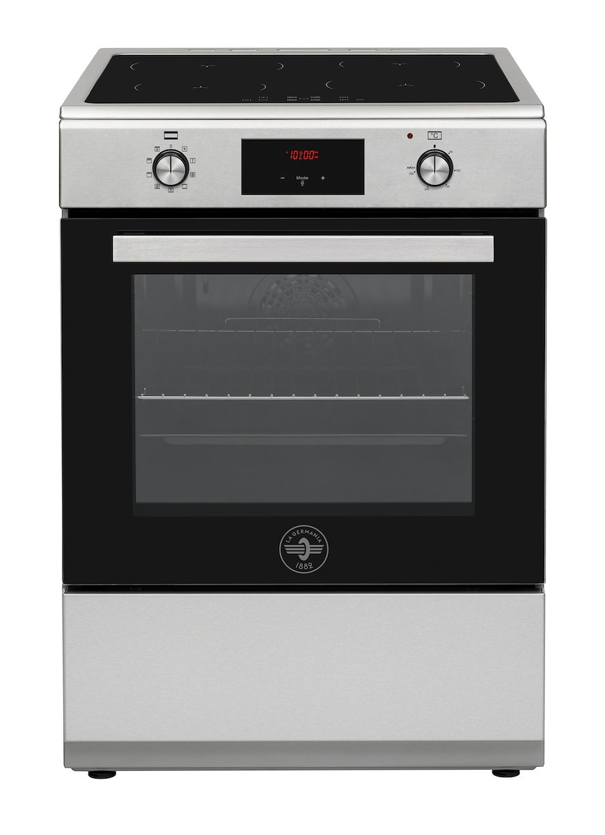 LA GERMANIA SE664IX Cucina 60cm Induzione 4 Zone Forno Elettrico Inox