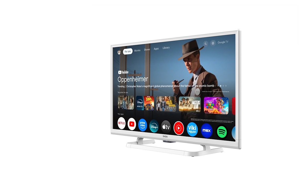 Saba SA24W78GTV White Smart TV LED 24 Pollici HD - immagine 4