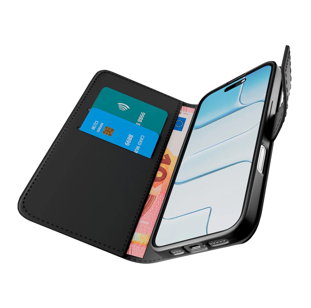 PURO PUIPC1763BOOKC8BLK Custodia Booklet Ecopelle iPhone 17 - immagine 2