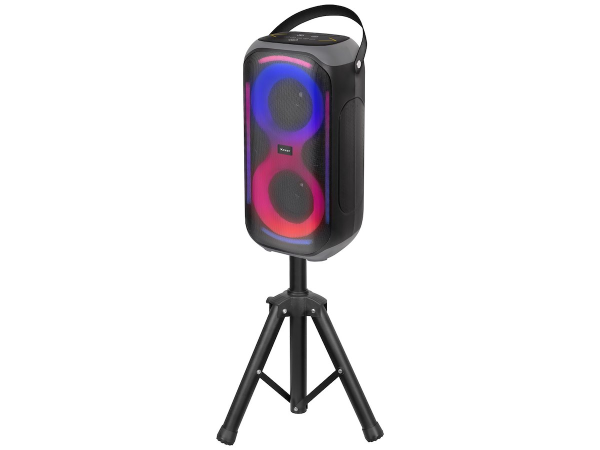 TREVI XFM225W10 Diffusore 50W con Treppiede, Microfono, USB, AUX