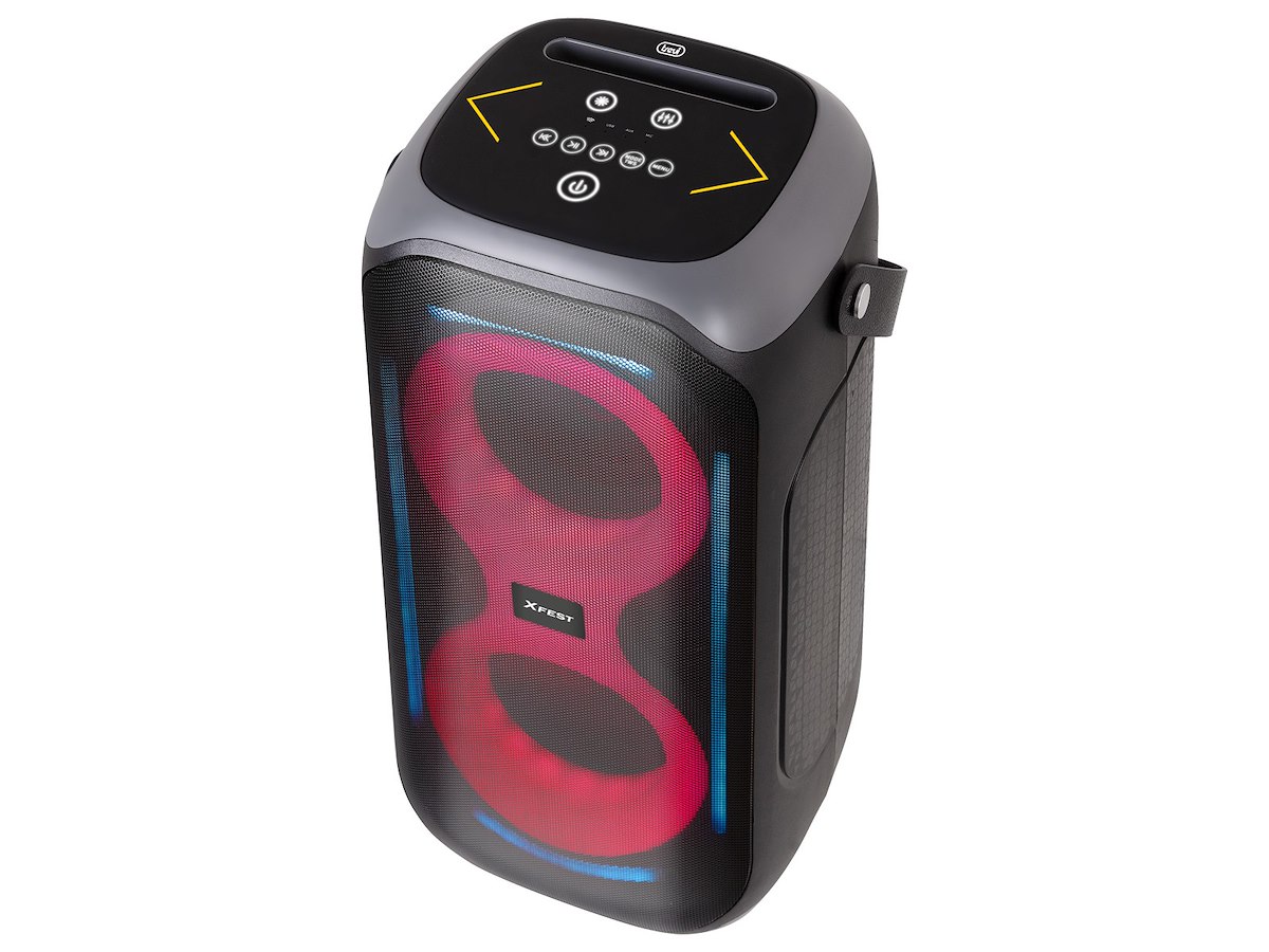 TREVI XFM225W10 Diffusore 50W con Treppiede, Microfono, USB, AUX - immagine 5