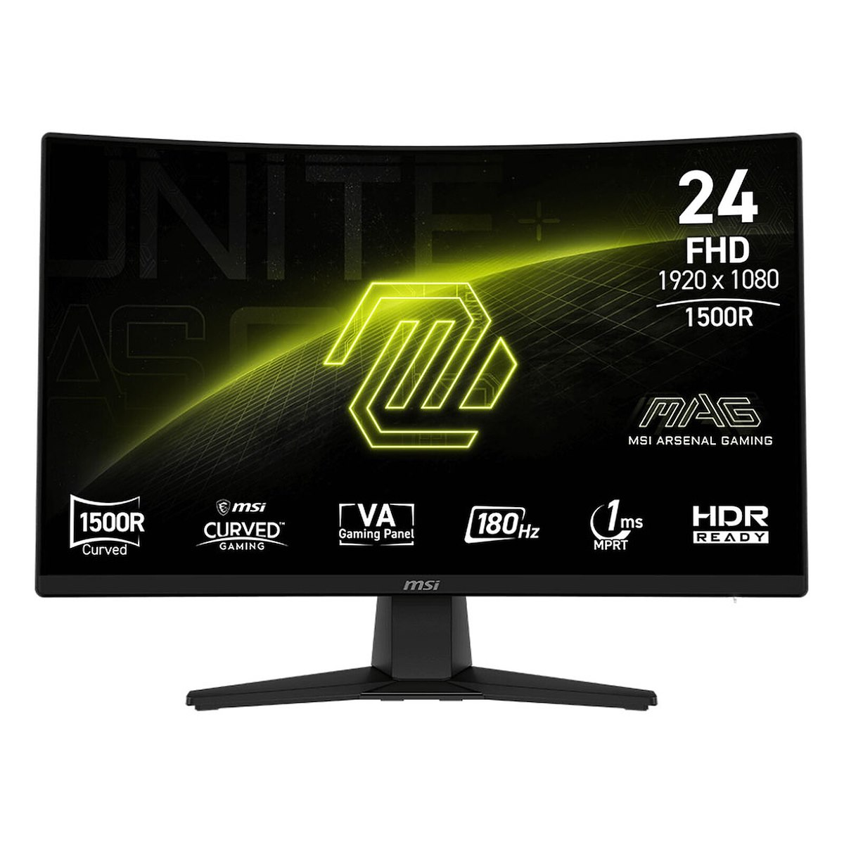 MSI MAG242C Monitor Curvo 23.6 Pollici FHD 