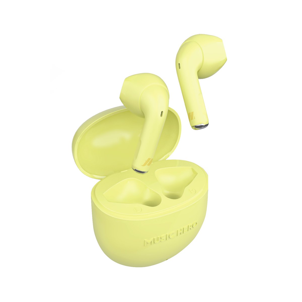 SBS Nusoul Gialli Auricolare TWS con Custodia Ricarica 250mAh 
