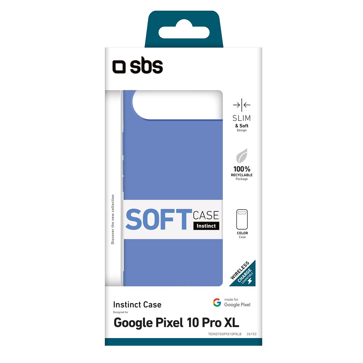 SBS TEINSTGOPIX10PXLB Cover Instinct per Google Pixel 10 Pro XL Blu - immagine 2