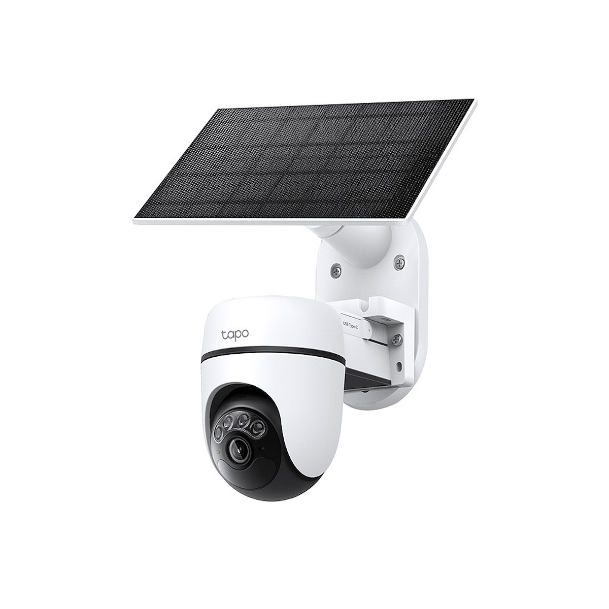 Tapo TC90KIT IP Cam Esterno 2K 3MP WiFi Pan-Tilt con Pannello Solare