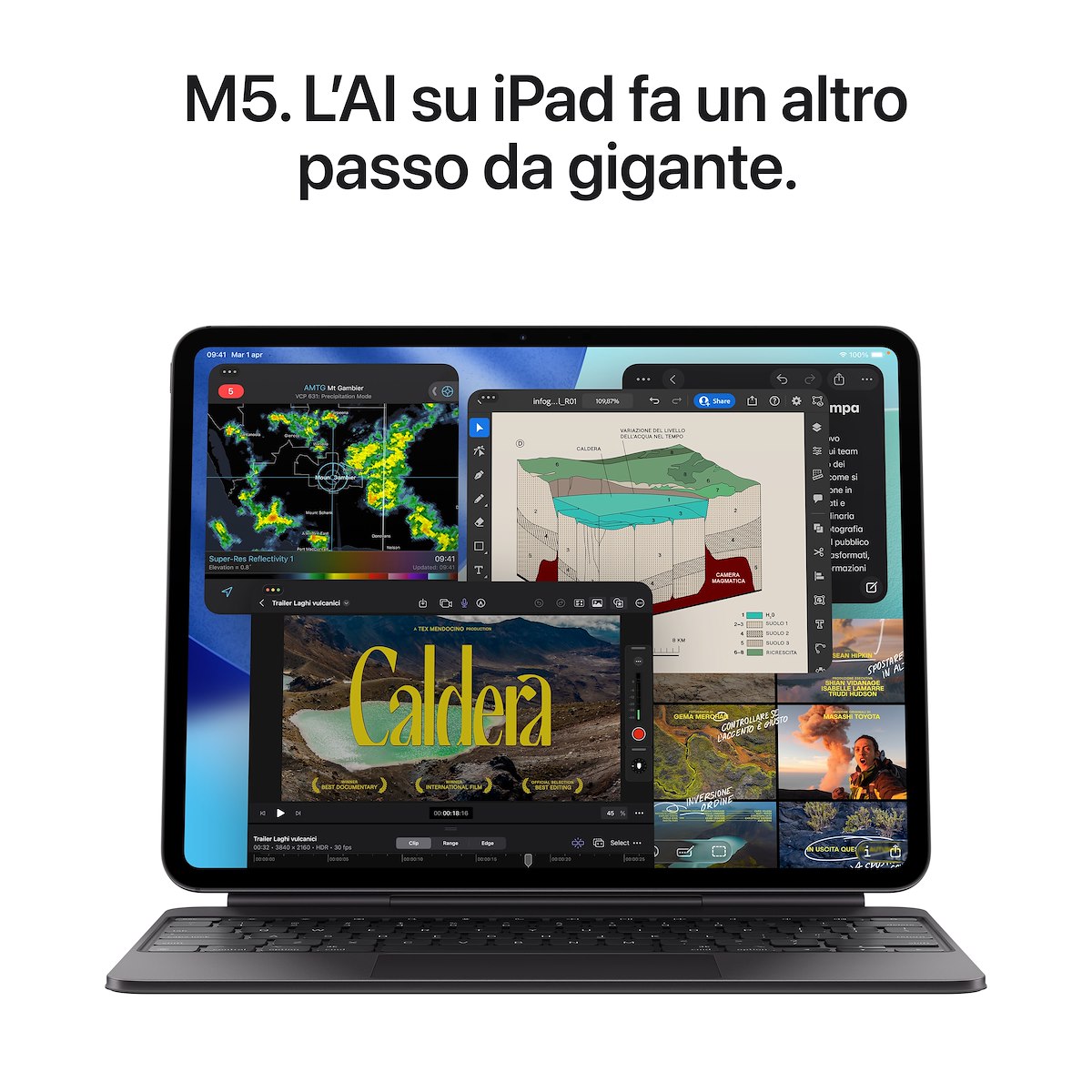 APPLE MDYK4TYA iPad Pro 13" XDR M5 256GB Wi-Fi Silver - immagine 4