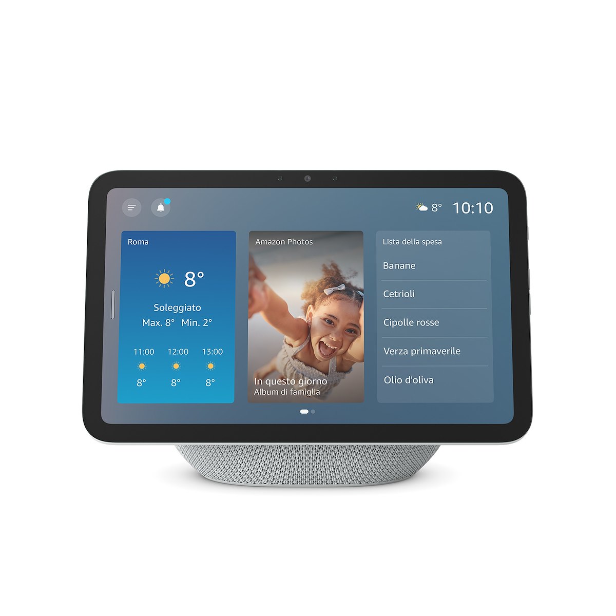 ECHO ECHOSHOW82025GLACIERWHITE - Altoparlante Smart