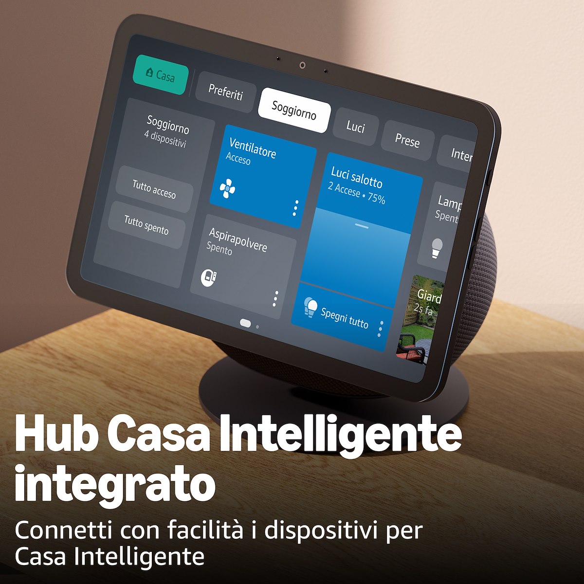 ECHO ECHOSHOW82025GRAPHITE - Altoparlante Smart - immagine 4