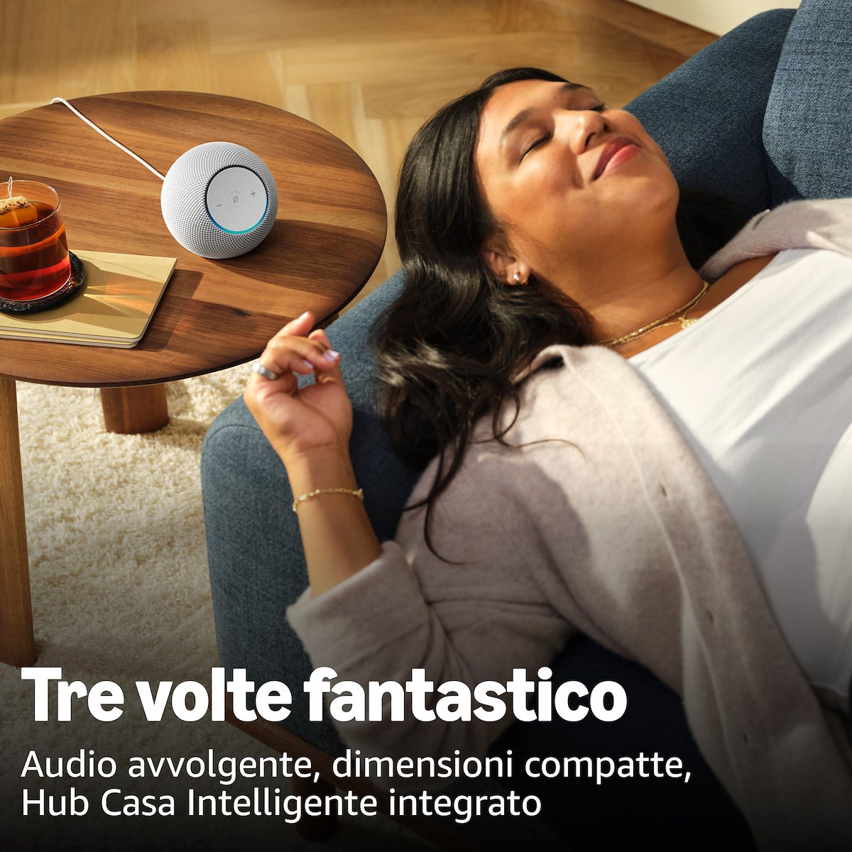 ECHO ECHODOTMAX2025GRAPHITE Altoparlante Smart - immagine 4
