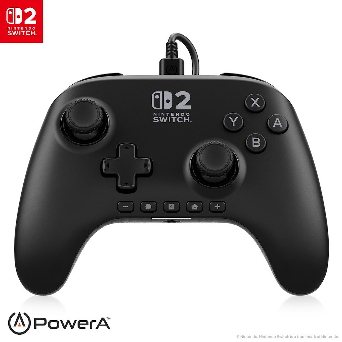 POWER A NSGP052301 Controller Cablato Advantage Nintendo Switch Nero