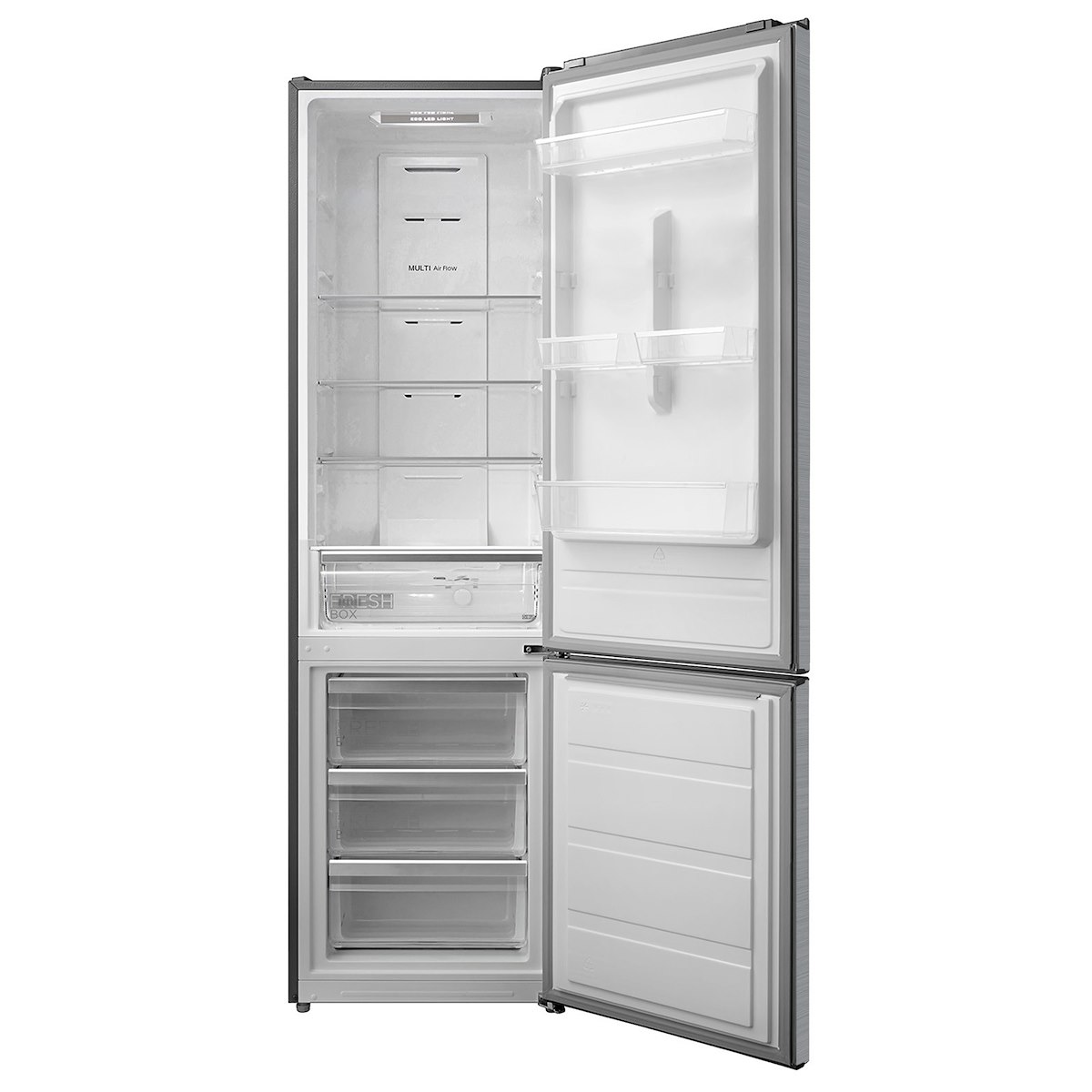 MIDEA MDRB489FGD46O Combi No Frost Inverter 330L Disp. LED Inox - immagine 2
