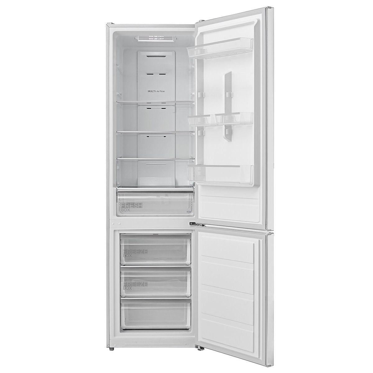MIDEA MDRB489FGD01O Frigorifero Combinato 330L No Frost Display LED Bianco - immagine 2