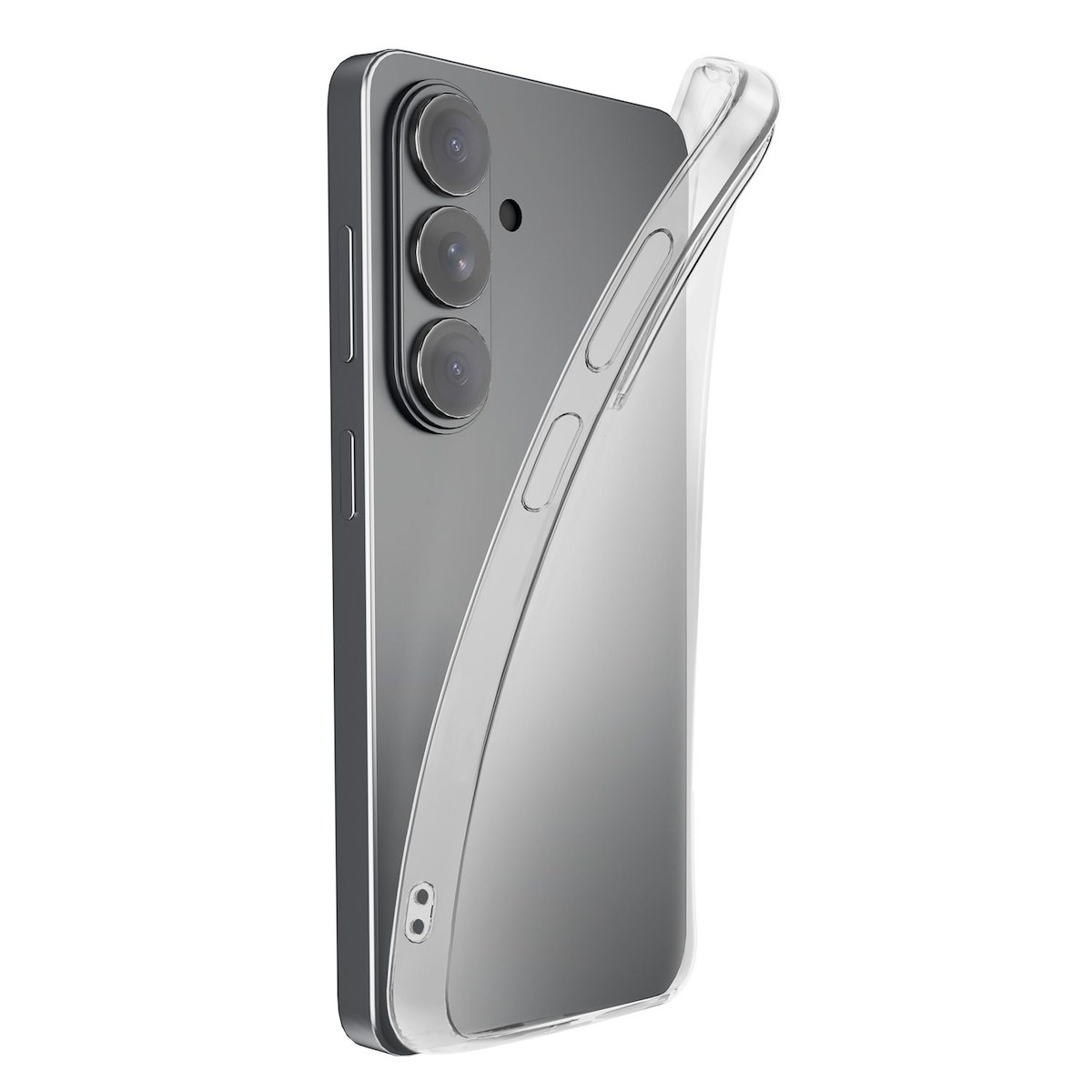 CELLULAR LINE FINECGALS26PLT Custodia Fine in Gomma Trasparente