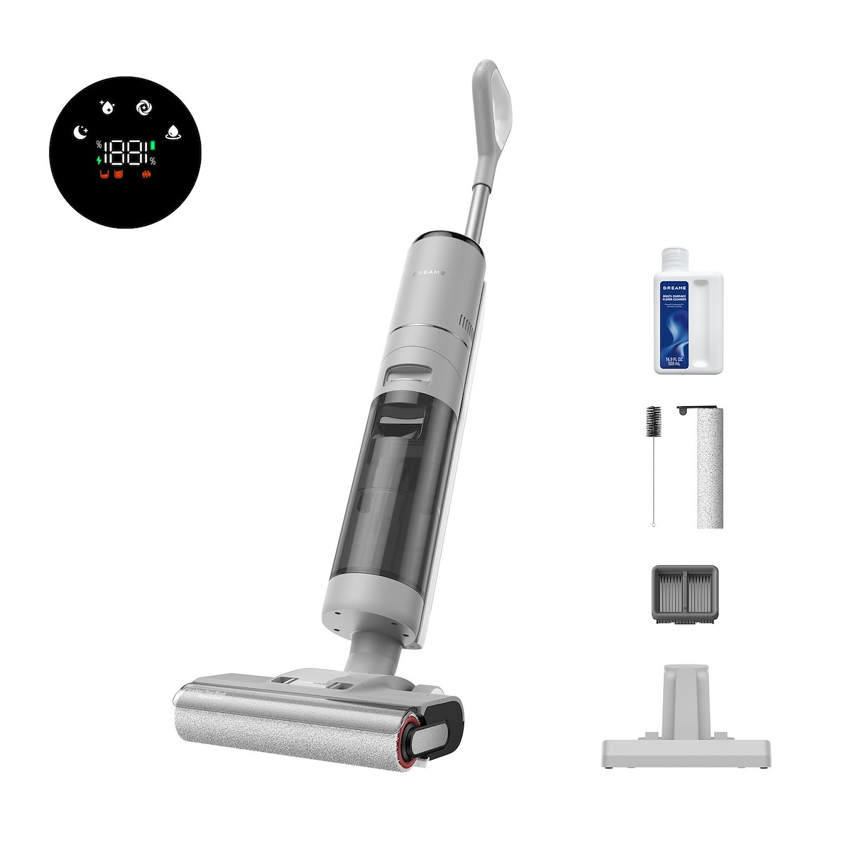 DREAME G10PRO Lava/Aspira, 200W, 35min, 900ml, Wet&Dry, Base Ricarica, Grigio
