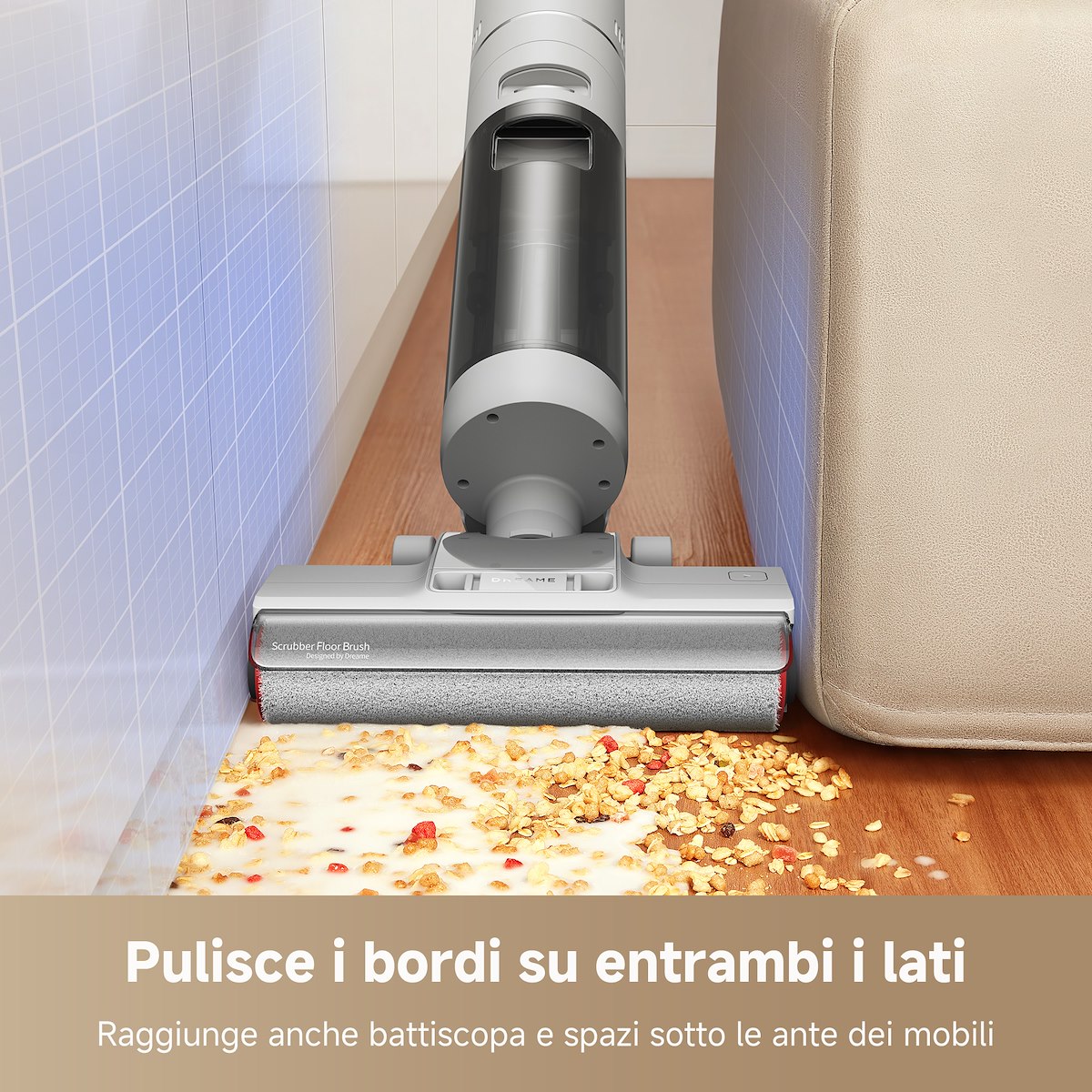 DREAME G10PRO Lava/Aspira, 200W, 35min, 900ml, Wet&Dry, Base Ricarica, Grigio - immagine 4