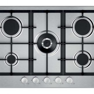 ZOPPAS EZPG755GXH - Piano cottura gas 75cm 5 fuochi grigio ghisa