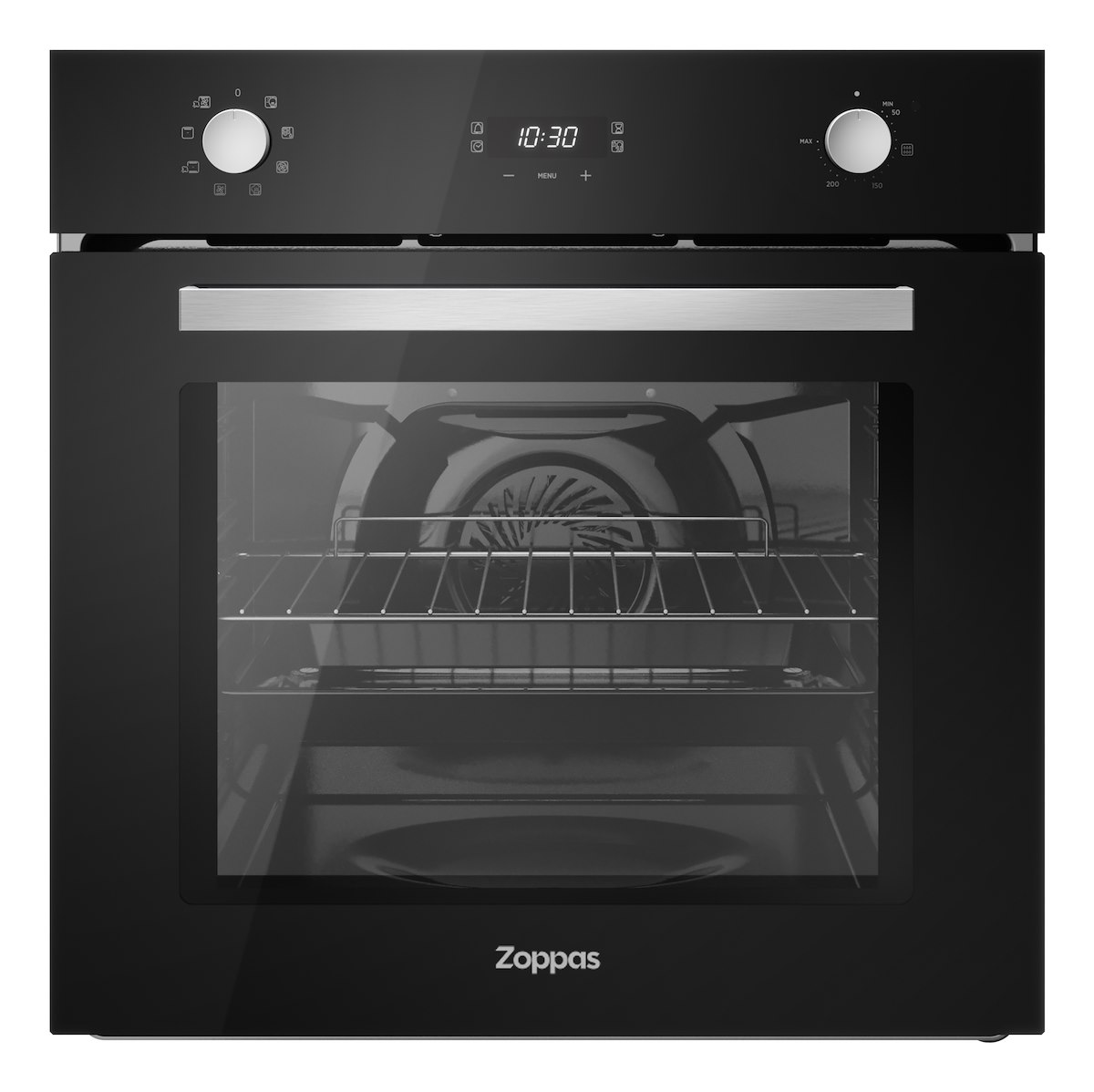 ZOPPAS EZFO70BSTH Forno Incasso Elettrico Multifunzione 70L Classe A+ Nero-Inox