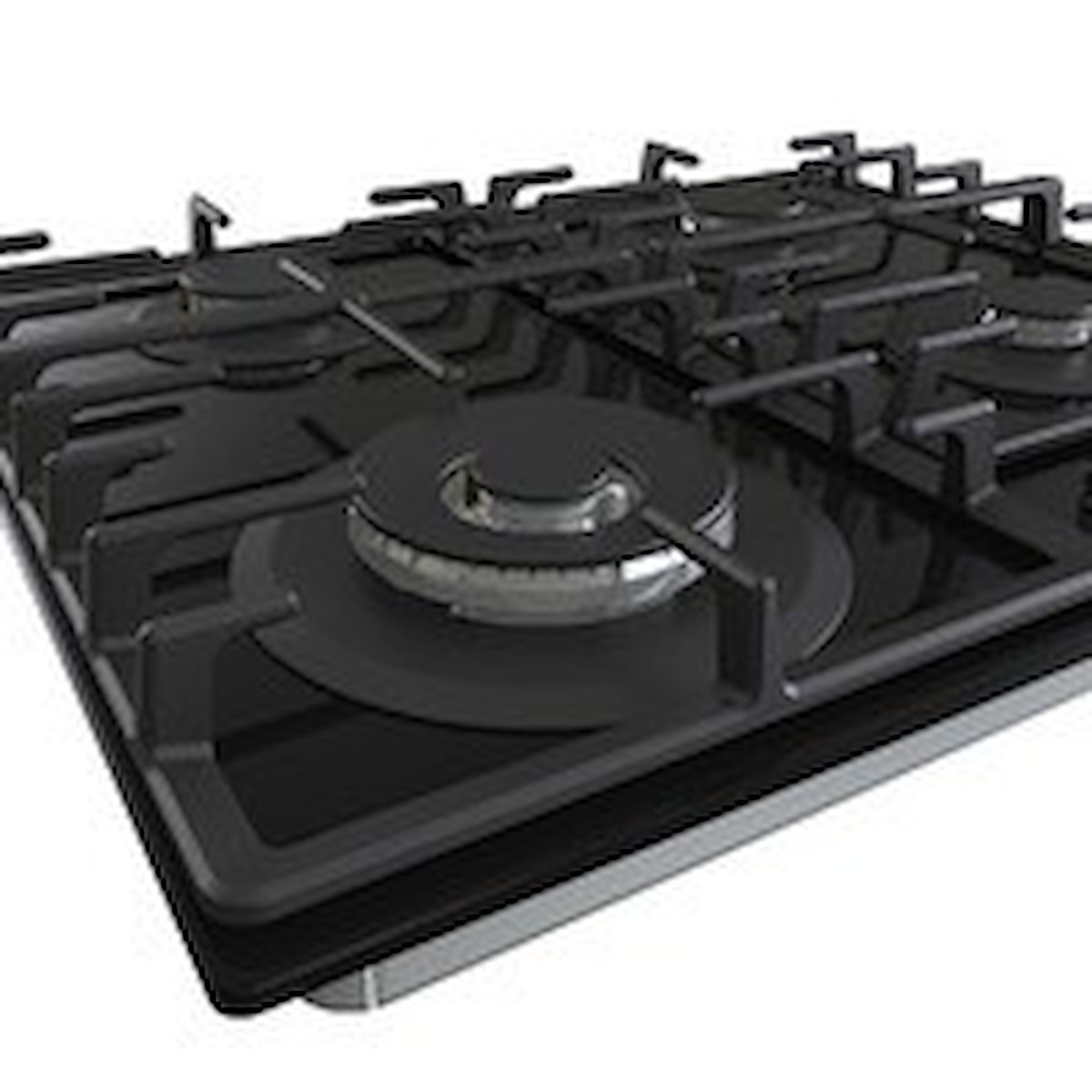 Hisense GG663BHF Piano Cottura Gas 60cm 4 Fuochi Griglie in Ghisa - immagine 3