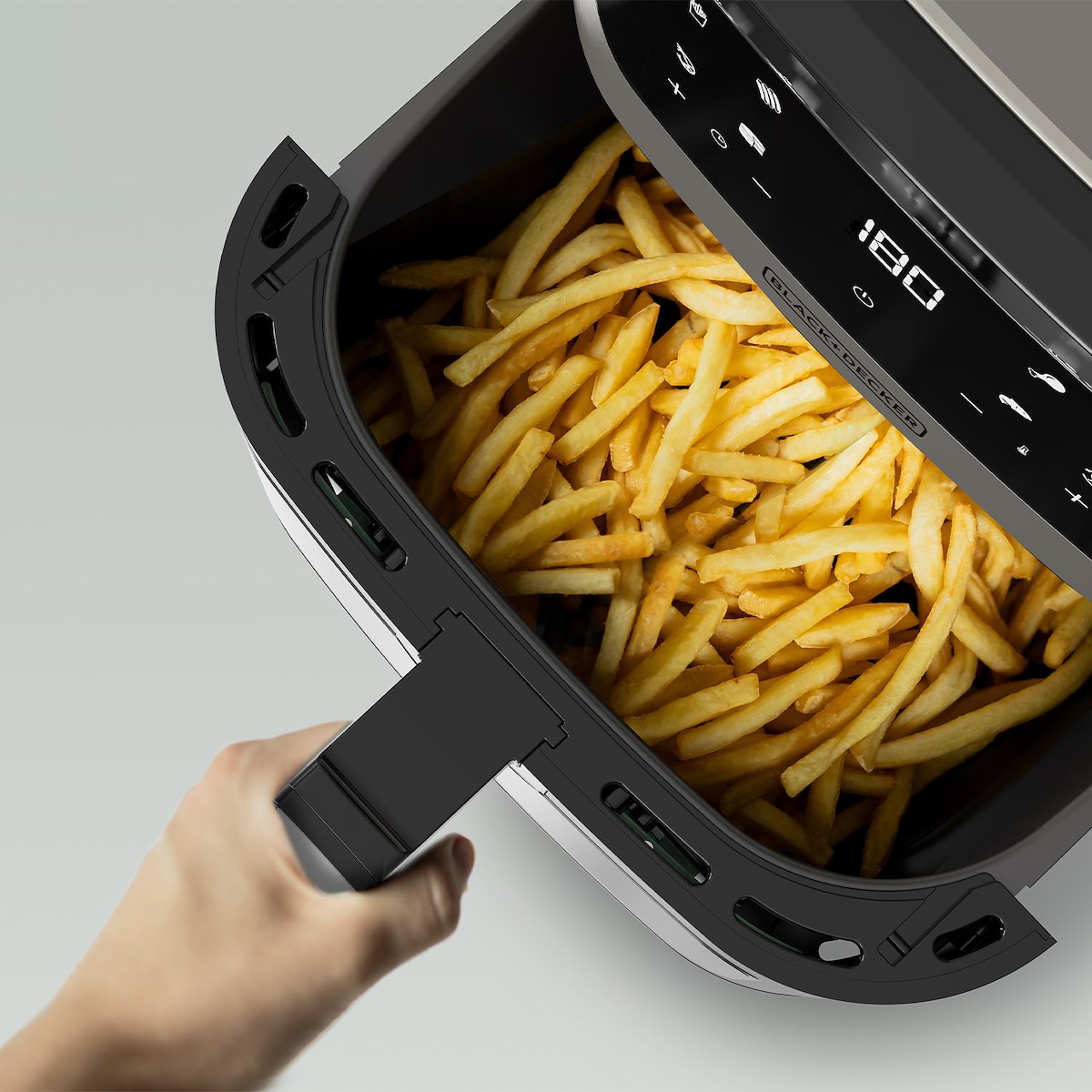 BLACK+DECKER BXAF8000E Friggitrice ad Aria, 8 Litri - immagine 5