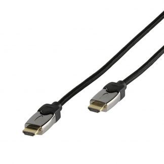 VIVANCO VVVXHDMI13MMG Cavo HDMI 1.4b ARC M-M 1.3m 4K-60Hz Nero