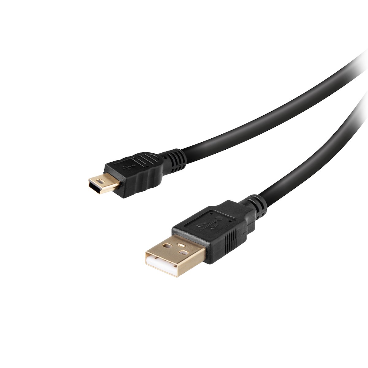 VIVANCO VVITUSBAMINB18MK Cavo USB-A Maschio a Mini USB Maschio 1.8m Nero - immagine 2