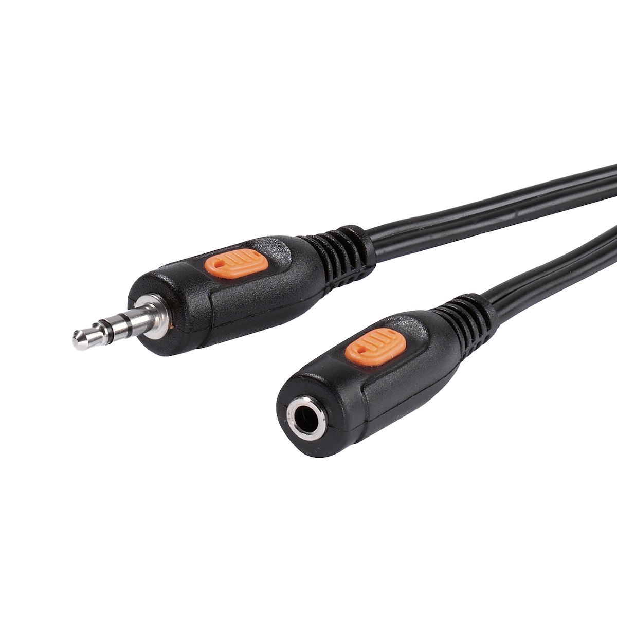 VIVANCO VVAJACK25MFK Cavo Audio Jack 3.5mm M-F 2.5m Nero - immagine 2