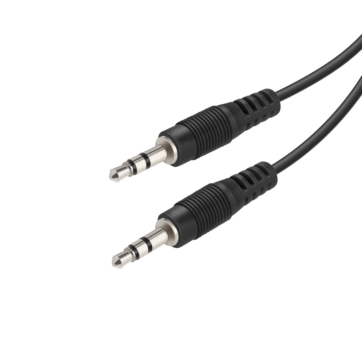 VIVANCO VVAJACK15MMK: Cavo audio jack 3.5mm M-M, 1.5m, nero - immagine 2