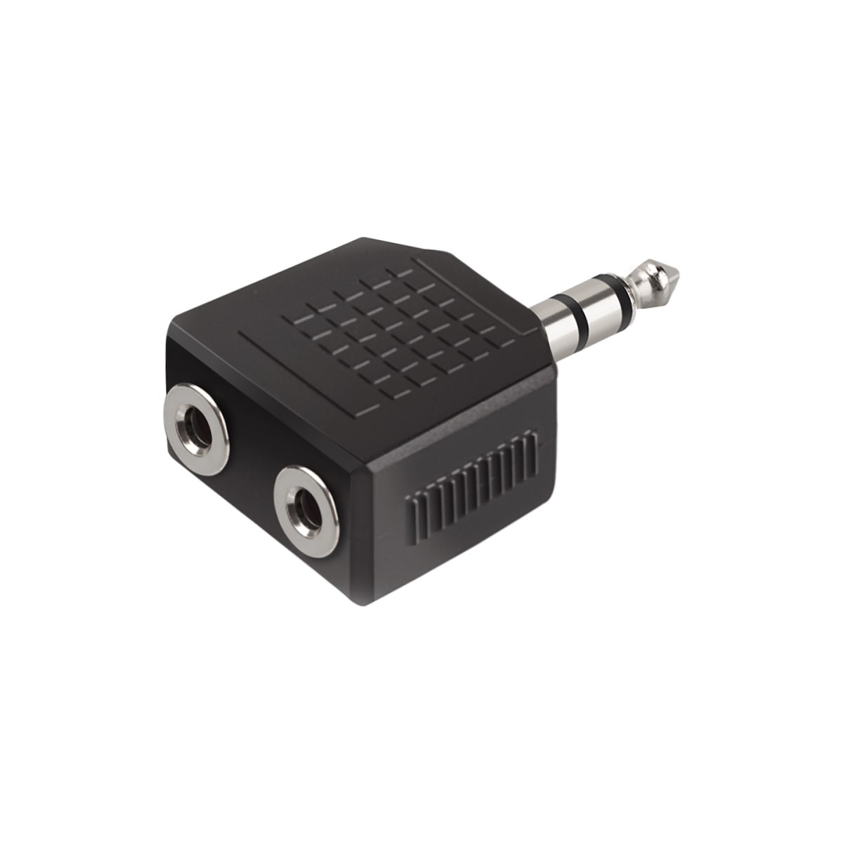 VIVANCO VVADIVIJACK1M2F Adattatore Audio Jack 3.5mm M-2x F Nero - immagine 2