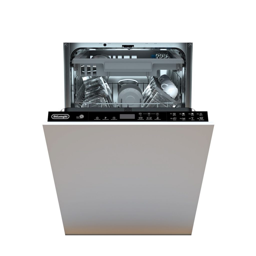 DE LONGHI L45P113E Lavastoviglie Slim 45cm, 11 coperti, 3 cestelli