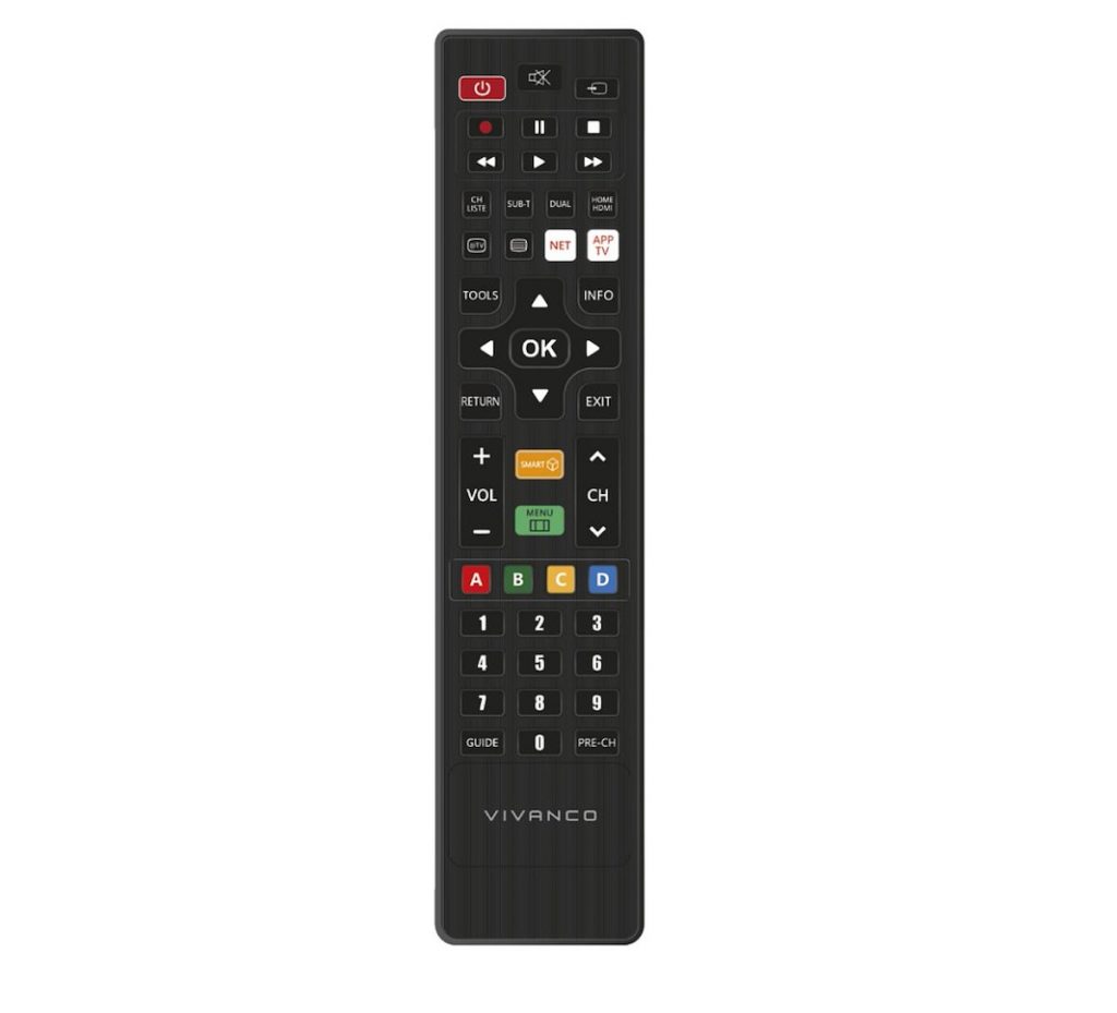VIVANCO VVREMOTE4IN1 Telecomando 5 in 1 Smart TV