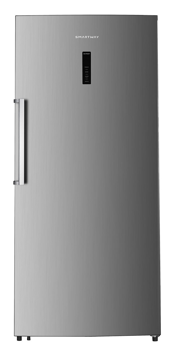 SMARTWAY WHCV77NXE0 Congelatore Verticale 600L NoFrost Inox Display LED
