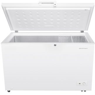 SMARTWAY WHCP370MWE0 Congelatore Orizzontale 371L Classe E LED Inverter Bianco