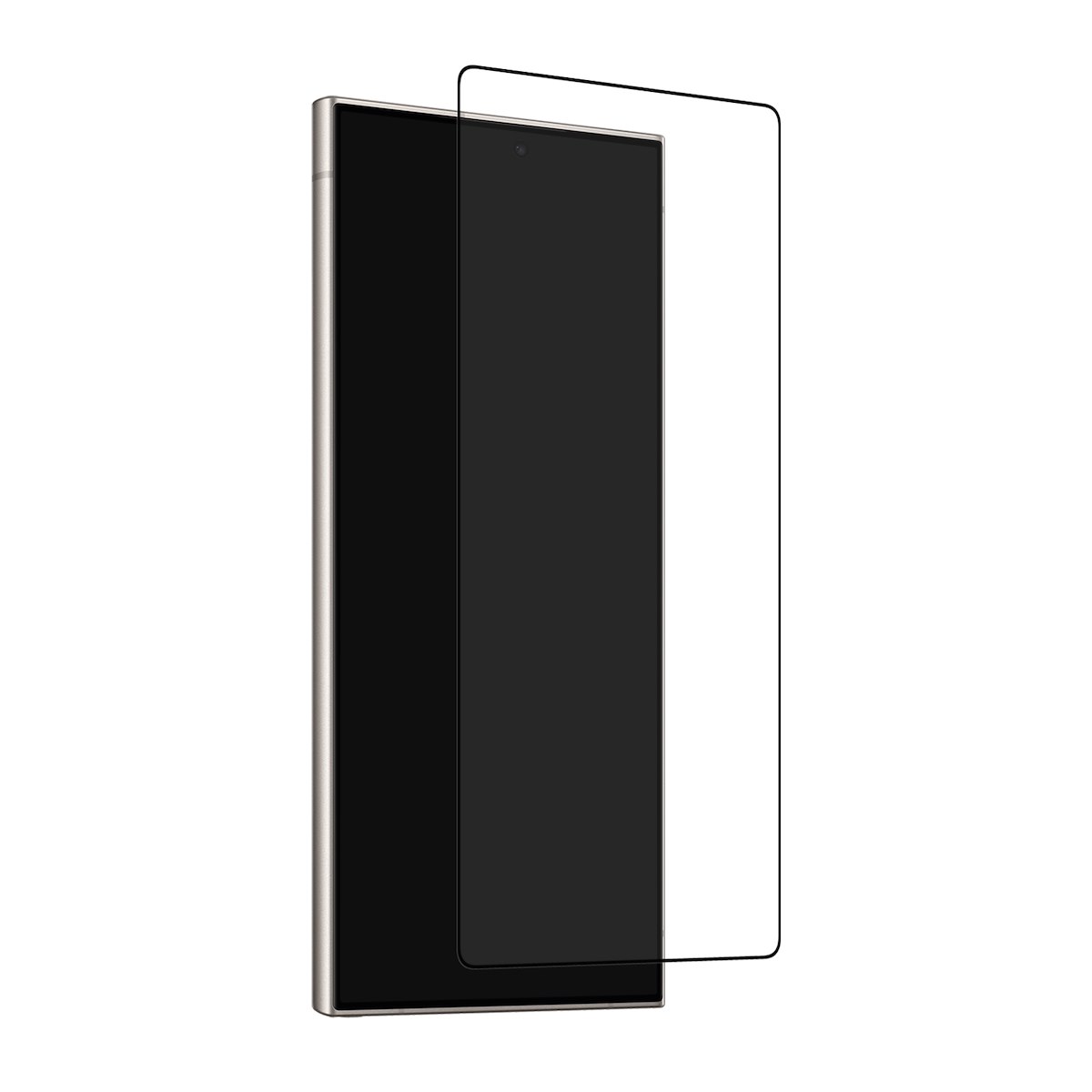 PURO PUSDGFRS26USGBLK: Vetro temperato con frame per M3, nero