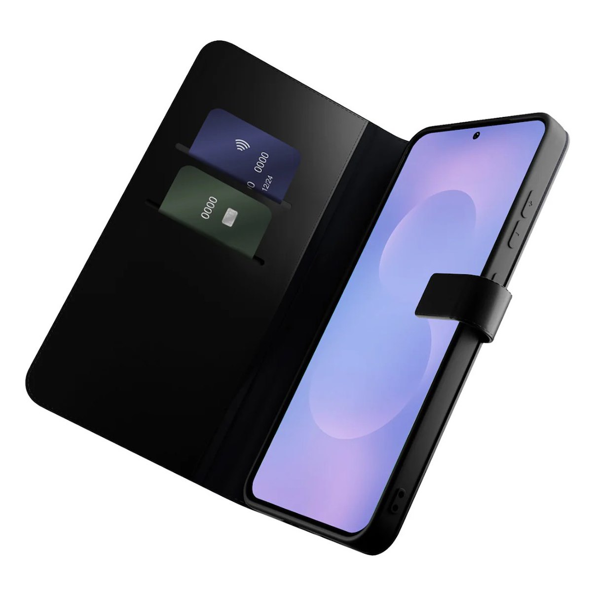 PURO PUSGS26BOOKC8BLK Custodia Ecopelle Flip Orizzontale Nera - immagine 2