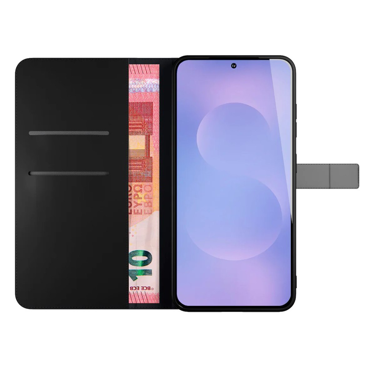 PURO PUSGS26BOOKC8BLK Custodia Ecopelle Flip Orizzontale Nera - immagine 3