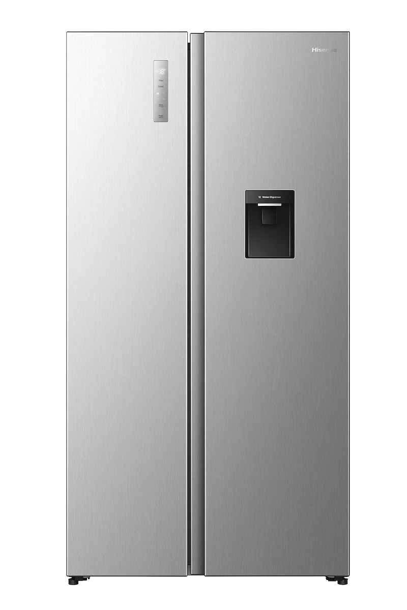 HISENSE RS3P558NMIE SBS NoFrost 541L Disp. Acqua Inverter Inox